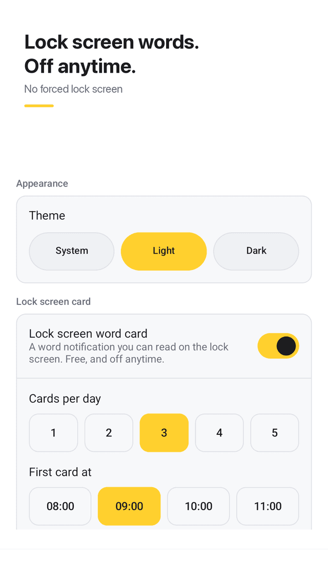 Glimword screenshot