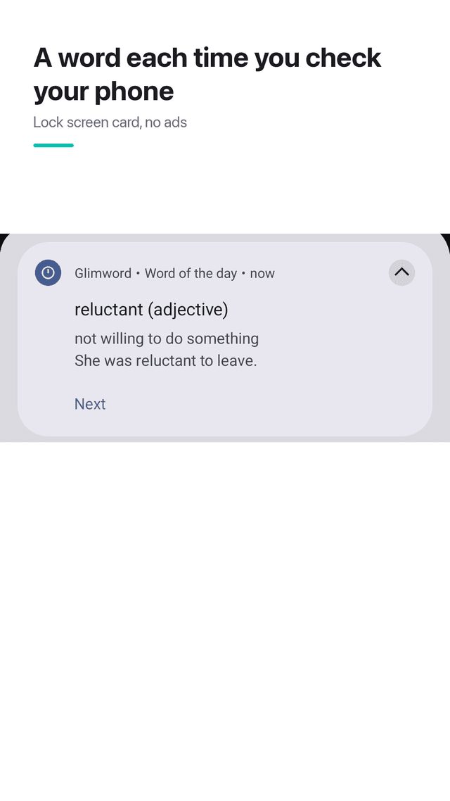 Glimword screenshot