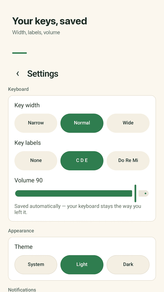 Keysprout screenshot