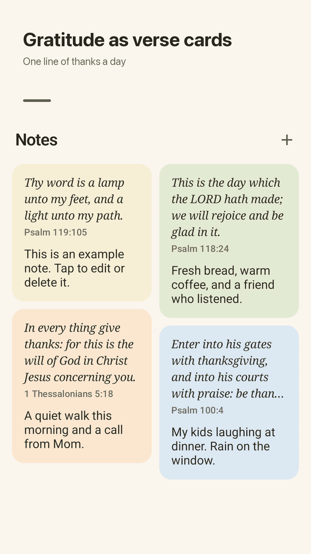 Lampnote screenshot