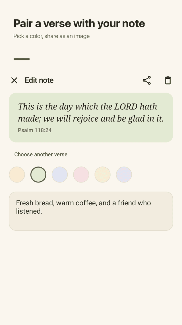 Lampnote screenshot