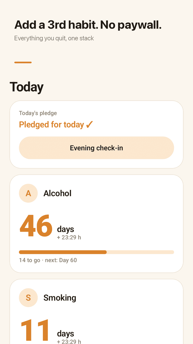 Quitstack screenshot