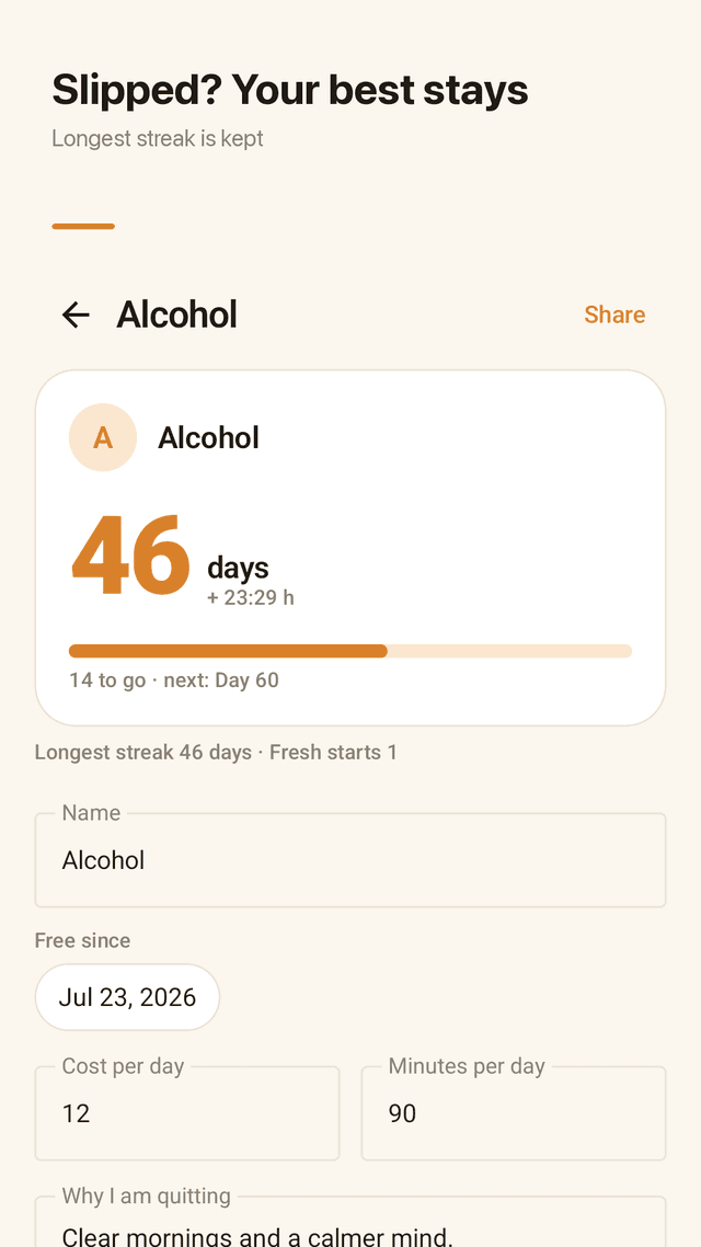 Quitstack screenshot