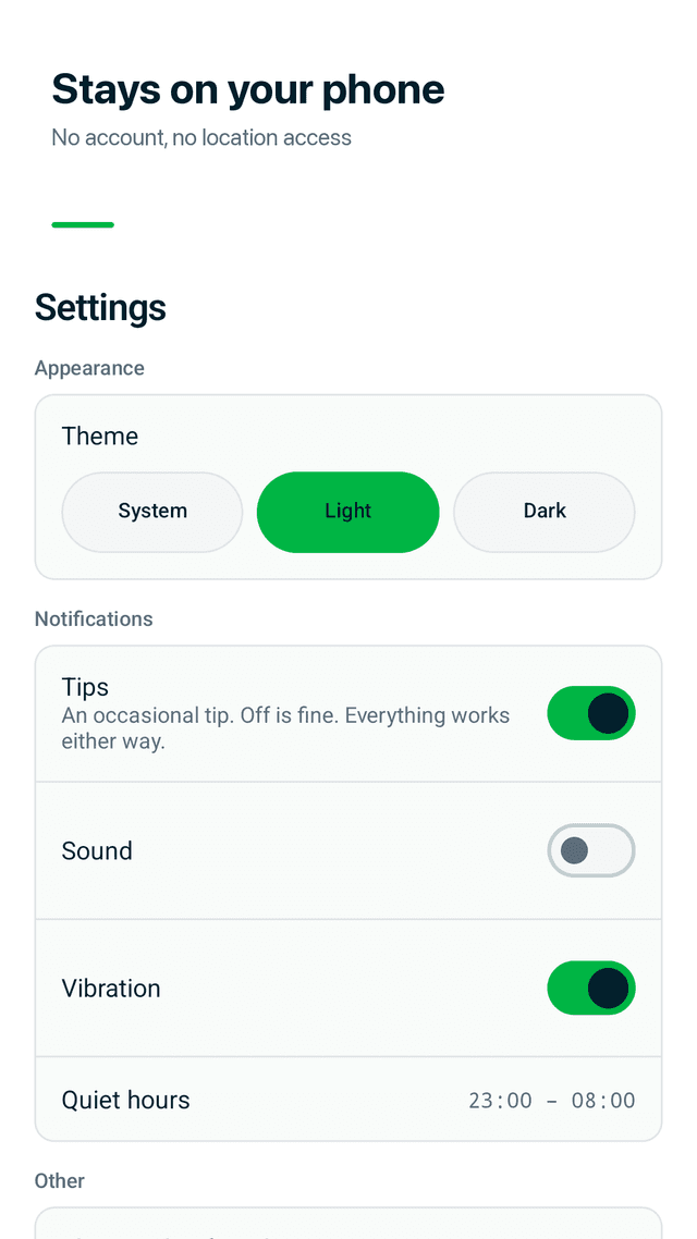 Signfi screenshot