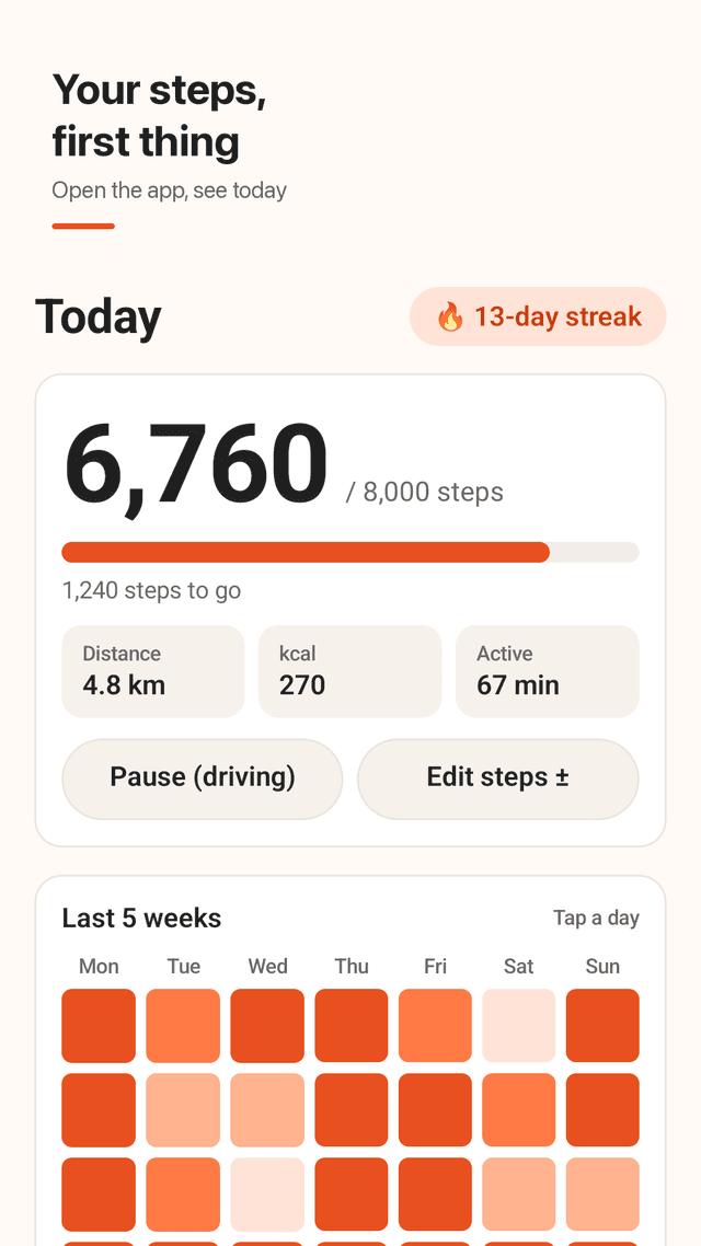 Stepblaze screenshot