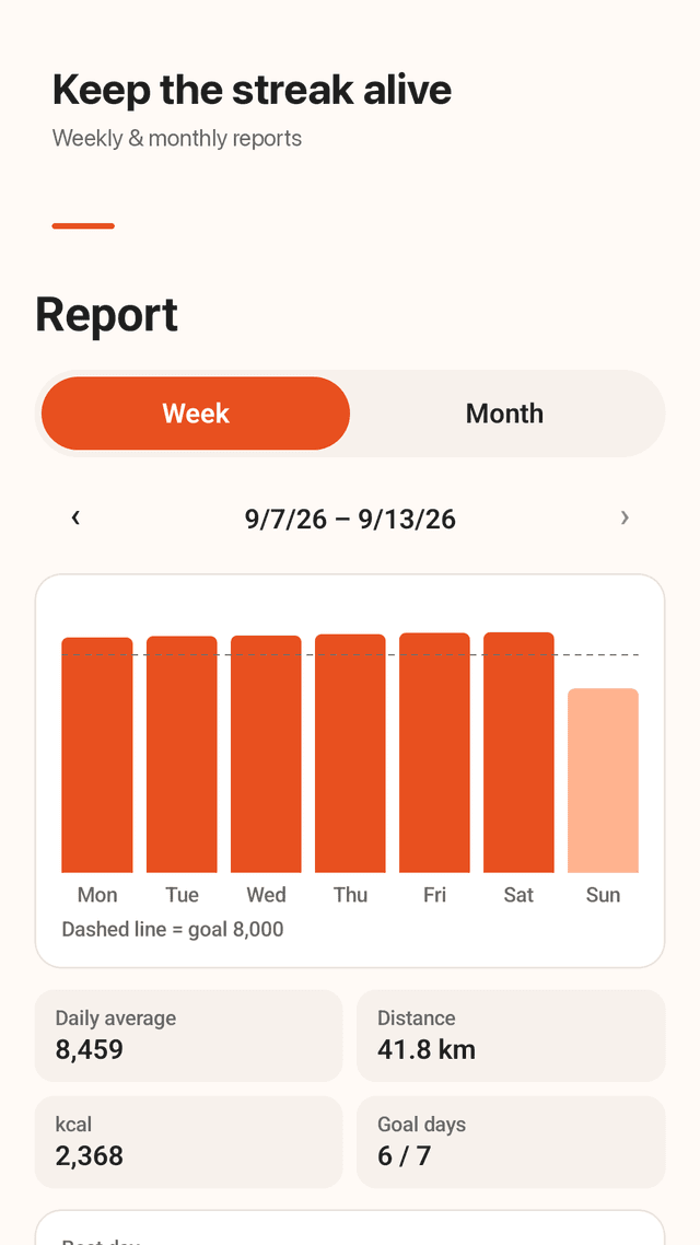 Stepblaze screenshot