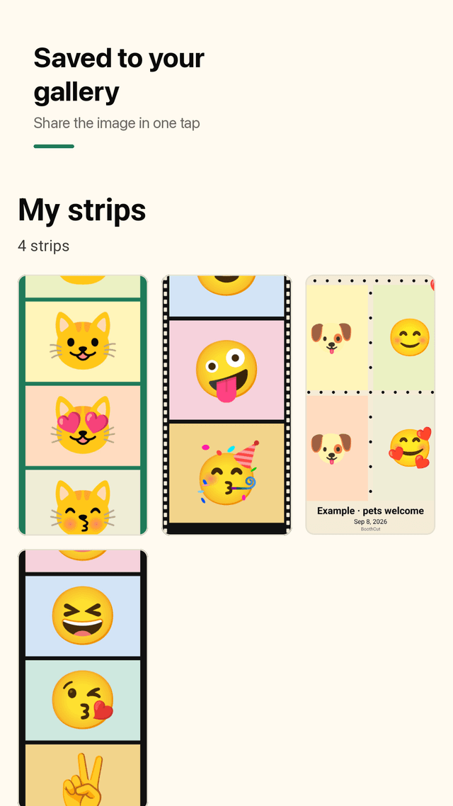 BoothCut screenshot