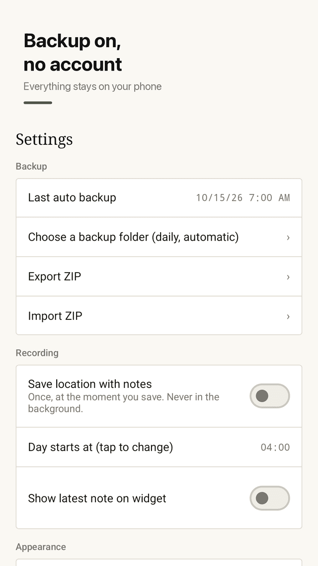 Jotpath screenshot