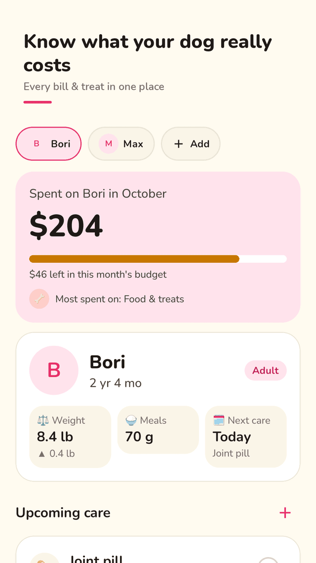Pupcount screenshot