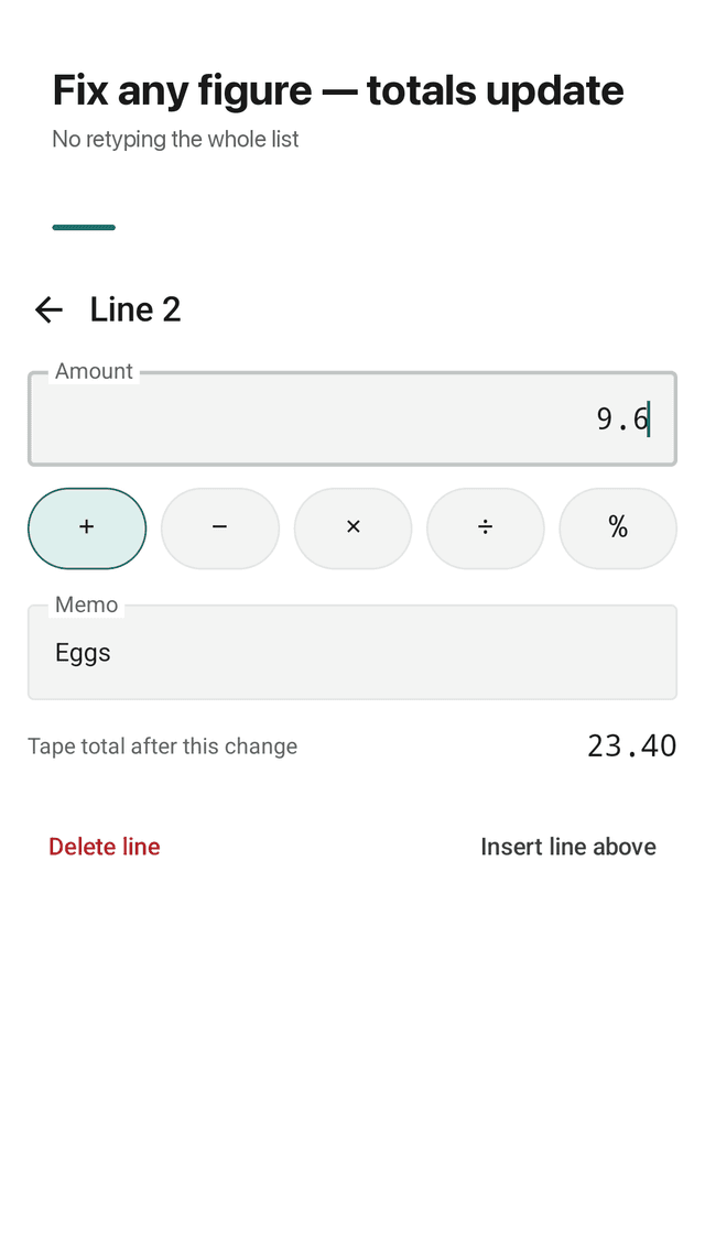 Sumroll screenshot