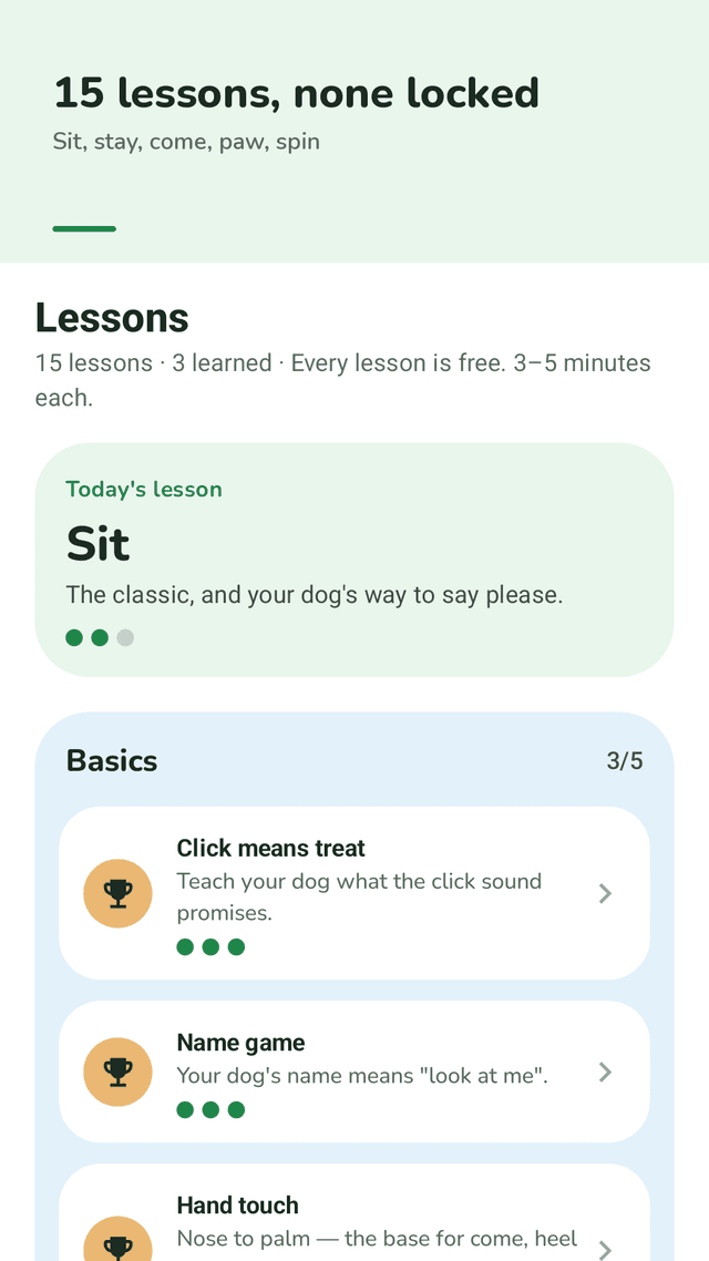 Treatcue screenshot